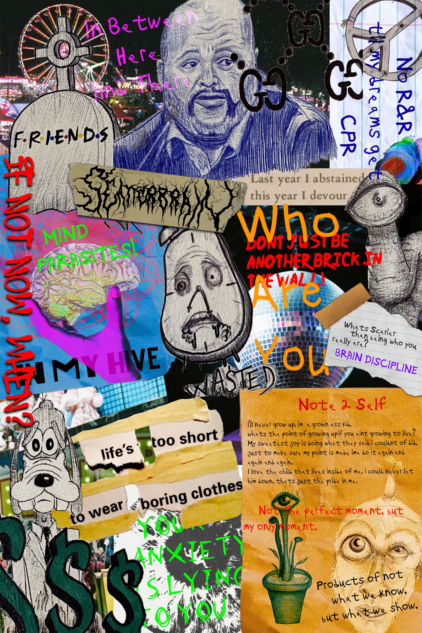 Note 2 Self Poster